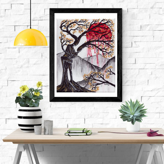 Japanese Inspired Oneness Print
