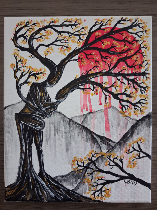 Oneness Original Mini Painting 8x10”
