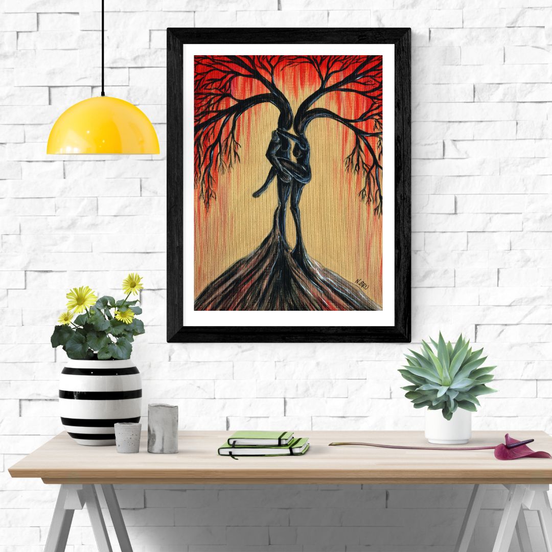 Oneness Amber Print