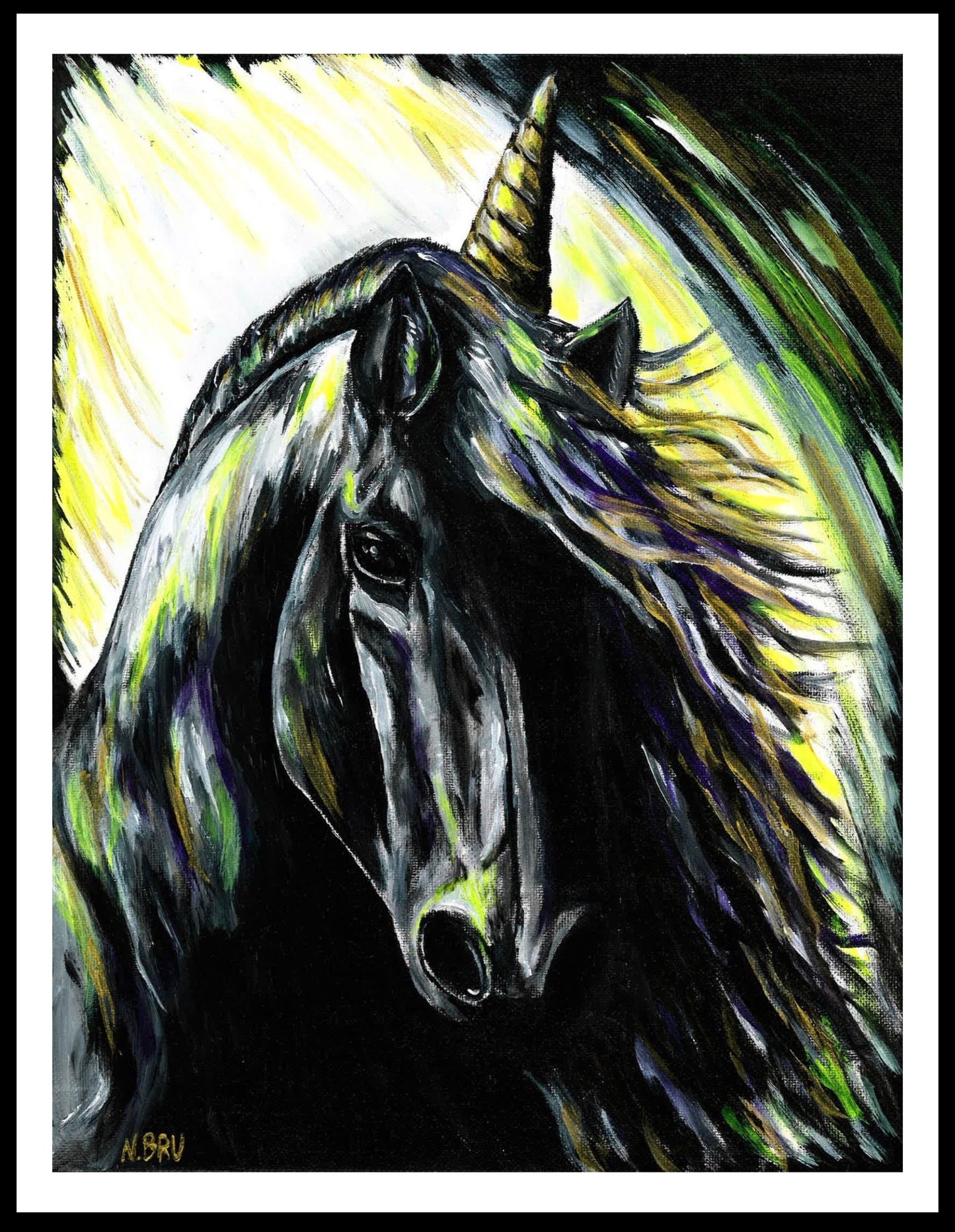 Mystical Unicorn Print
