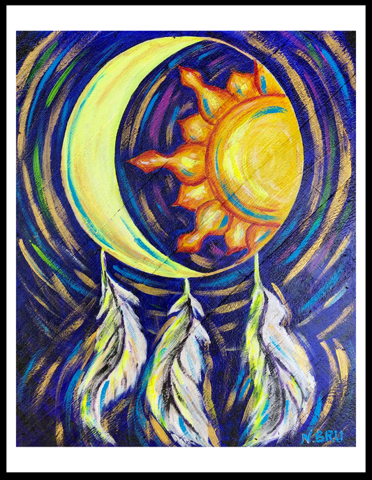 Mystical Dream Catcher Print