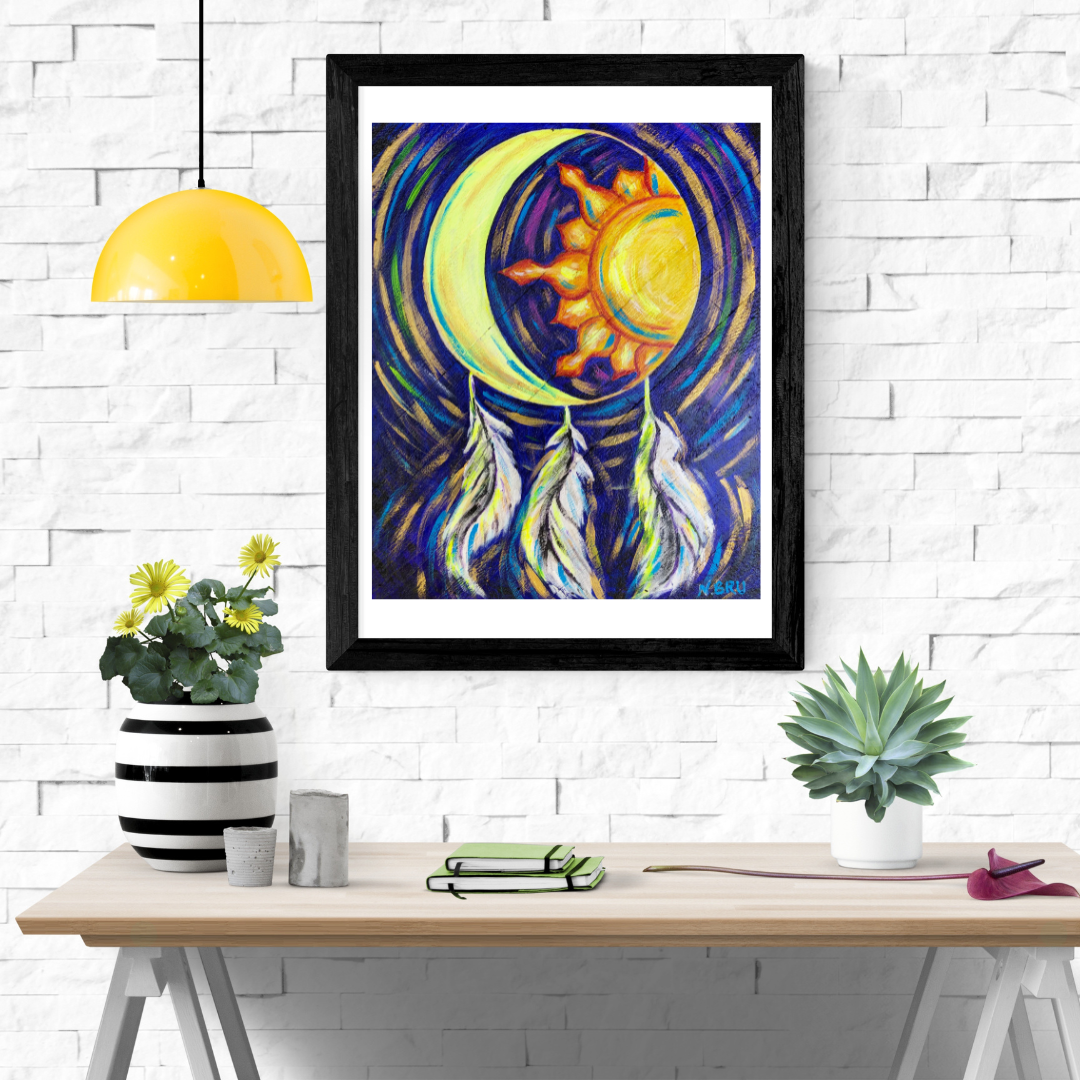 Mystical Dream Catcher Print