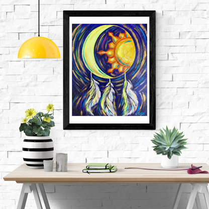 Mystical Dream Catcher Print