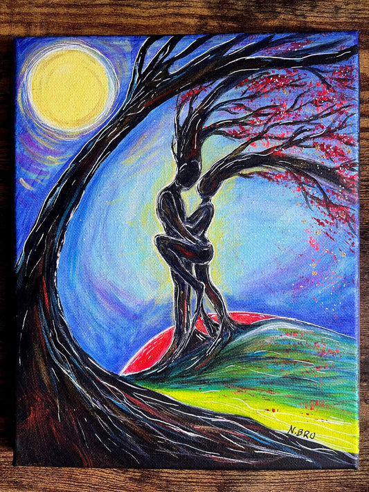 Oneness Original Mini Painting 8x10”