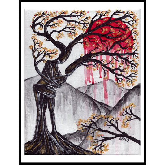 Japanese Inspired Oneness Print