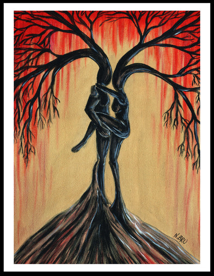 Oneness Amber Print