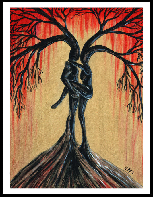 Oneness Amber Print